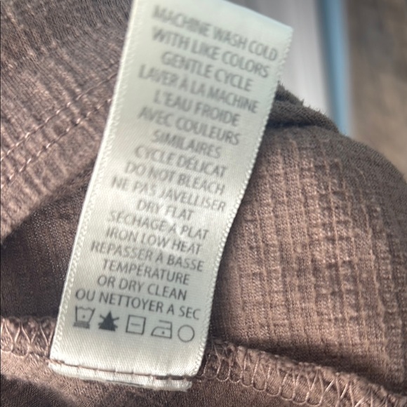 Max Studio Tan Flutter Sleeve Midi Dress for Casual Wear - Picture 4 of 7